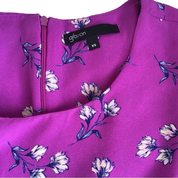 Gibson Dahlia Sleeveless Layered Romper NWT - XS - Picture 6 of 15